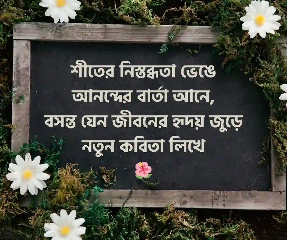 বসন্ত নিয়ে ক্যাপশন বাংলা বসন্তের ক্যাপশন