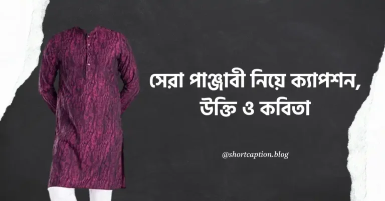 সেরা পাঞ্জাবী নিয়ে ক্যাপশন, উক্তি ও কবিতা