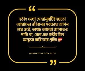 হঠাৎ দেখা নিয়ে স্ট্যাটাস