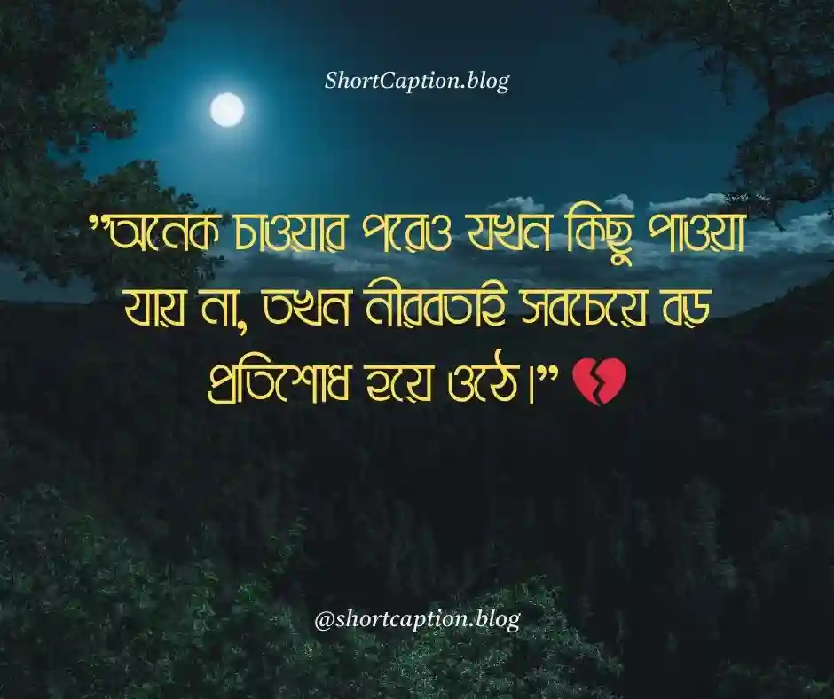 বাংলা শর্ট ক্যাপশন নতুন
