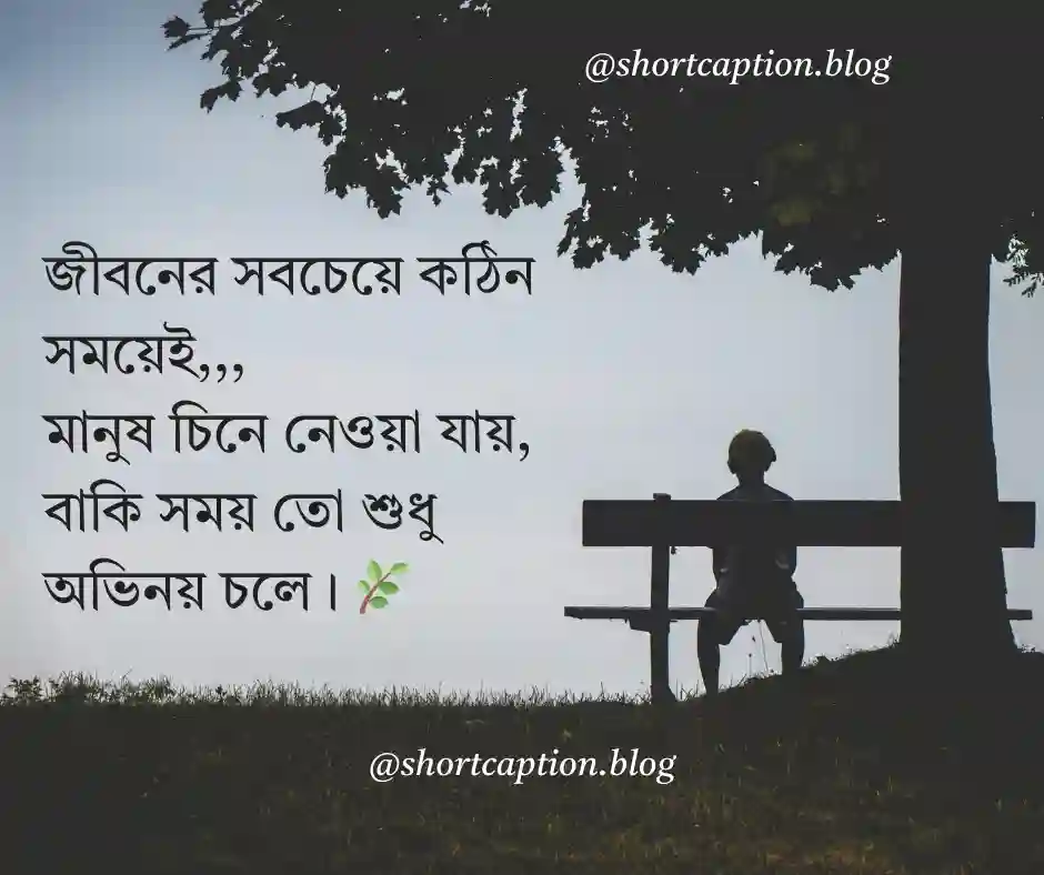 বাংলা শর্ট ক্যাপশন বাস্তবতা নিয়ে