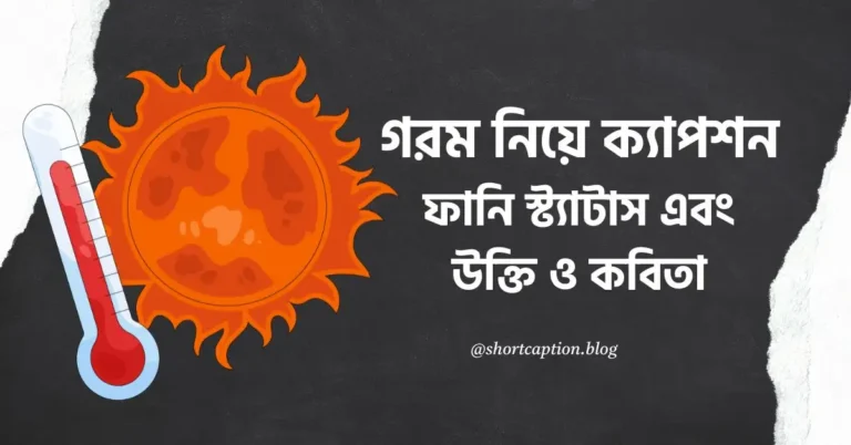 গরম নিয়ে ক্যাপশন, ফানি স্ট্যাটাস, উক্তি ও কবিতা