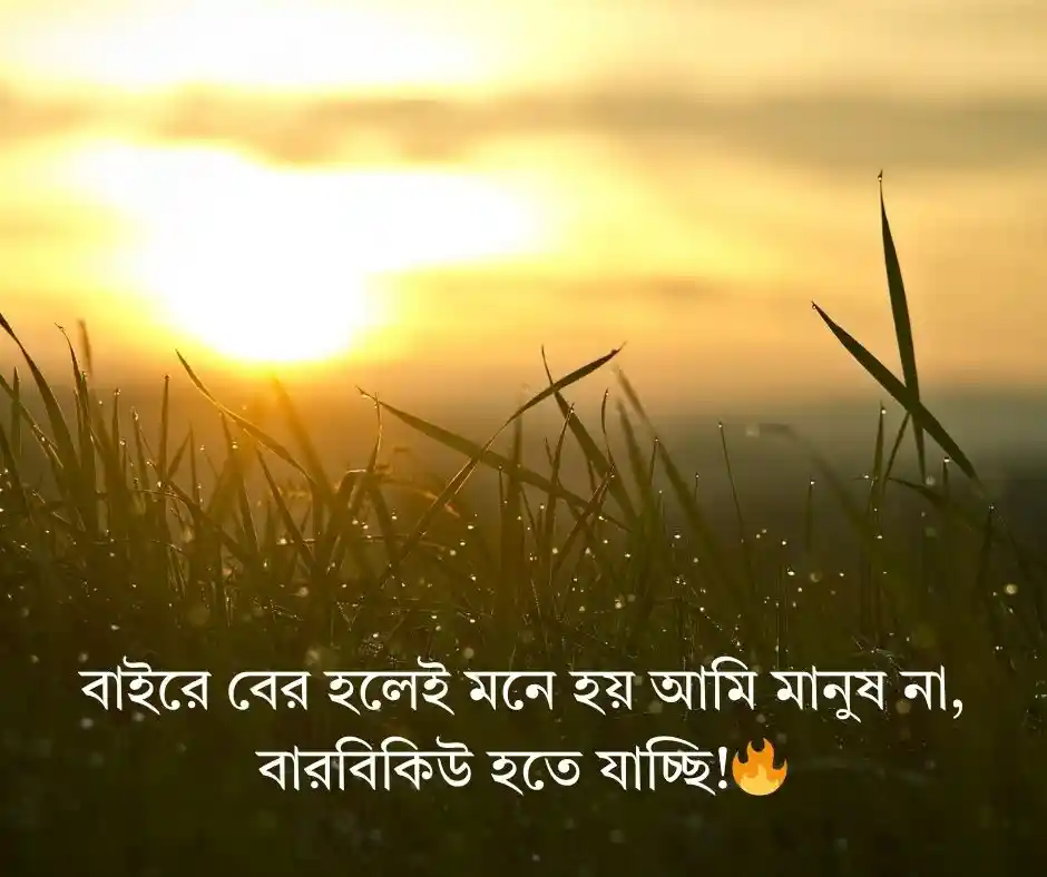 গরম নিয়ে ফানি ক্যাপশন গরম নিয়ে হাসির ক্যাপশন