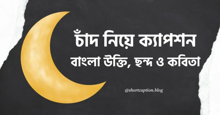 ১০০+ চাঁদ নিয়ে ক্যাপশন, বাংলা উক্তি, ছন্দ ও কবিতা