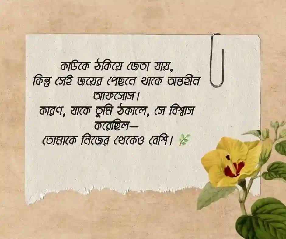 ঠকানো নিয়ে উক্তি