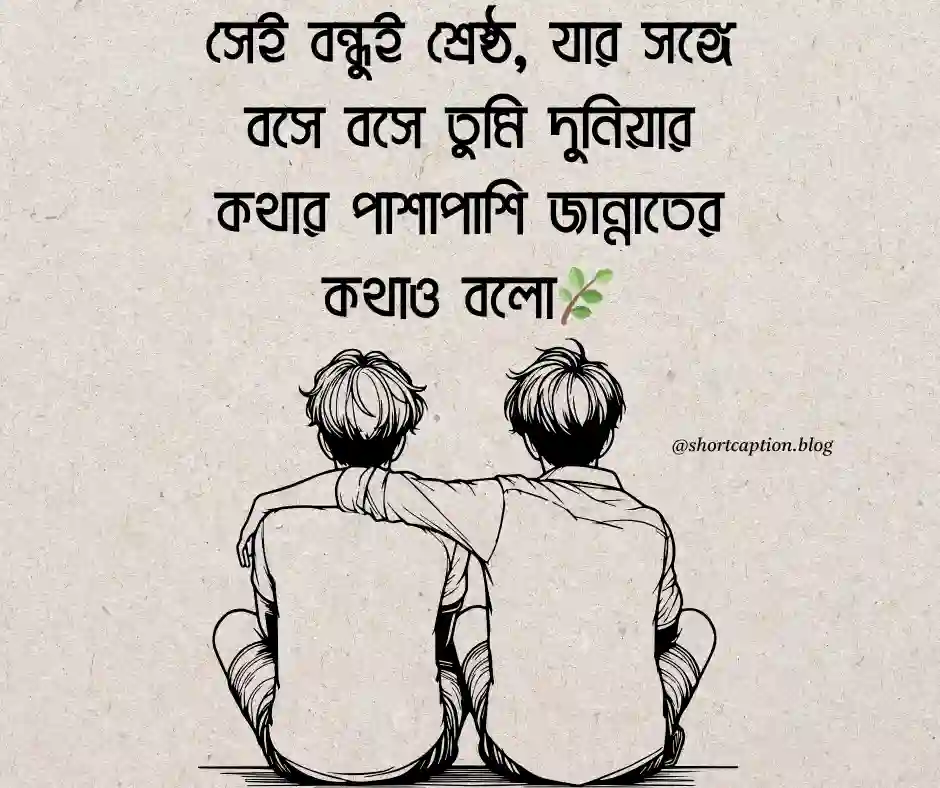 বন্ধু নিয়ে ইসলামিক স্ট্যাটাস - বন্ধু নিয়ে ক্যাপশন