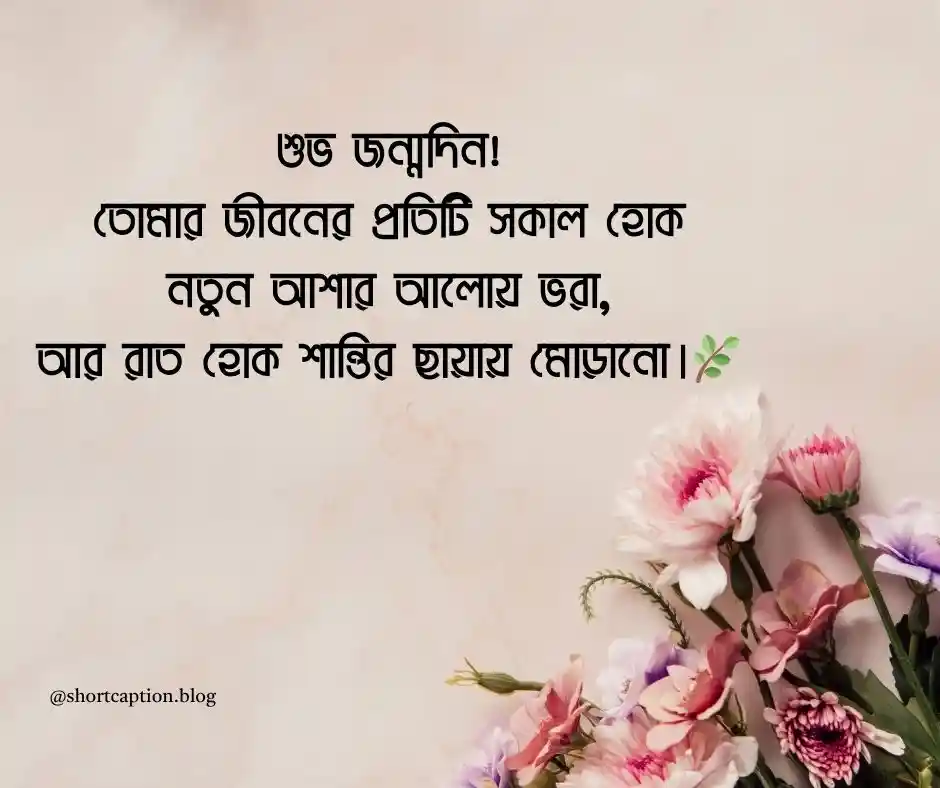শুভ জন্মদিনের শুভেচ্ছা স্ট্যাটাস