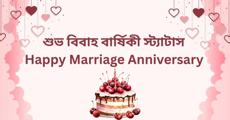 শুভ বিবাহ বার্ষিকী স্ট্যাটাস ও শুভেচ্ছা মেসেজ (সেরাটা ও ইউনিক)