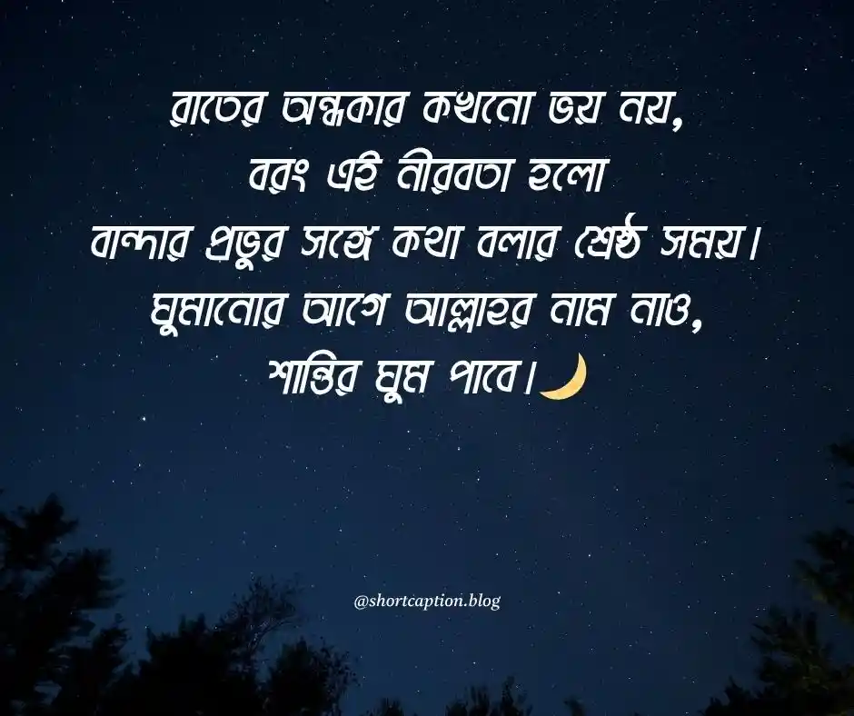 শুভ রাত্রি ইসলামিক স্ট্যাটাস