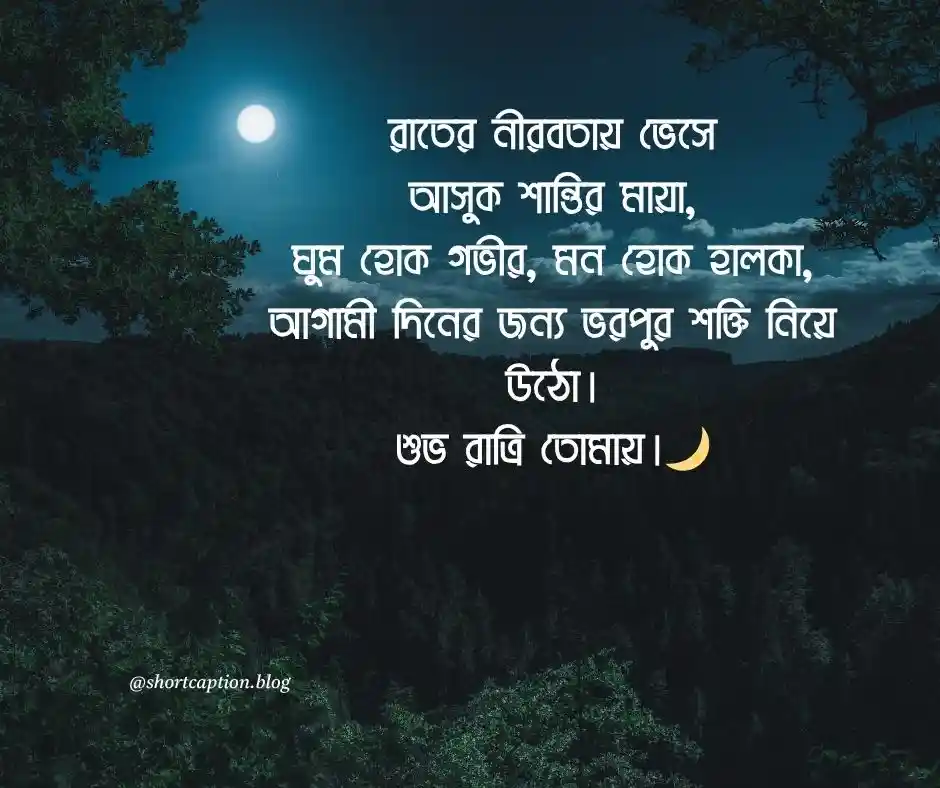 শুভ রাত্রি স্ট্যাটাস বাংলা