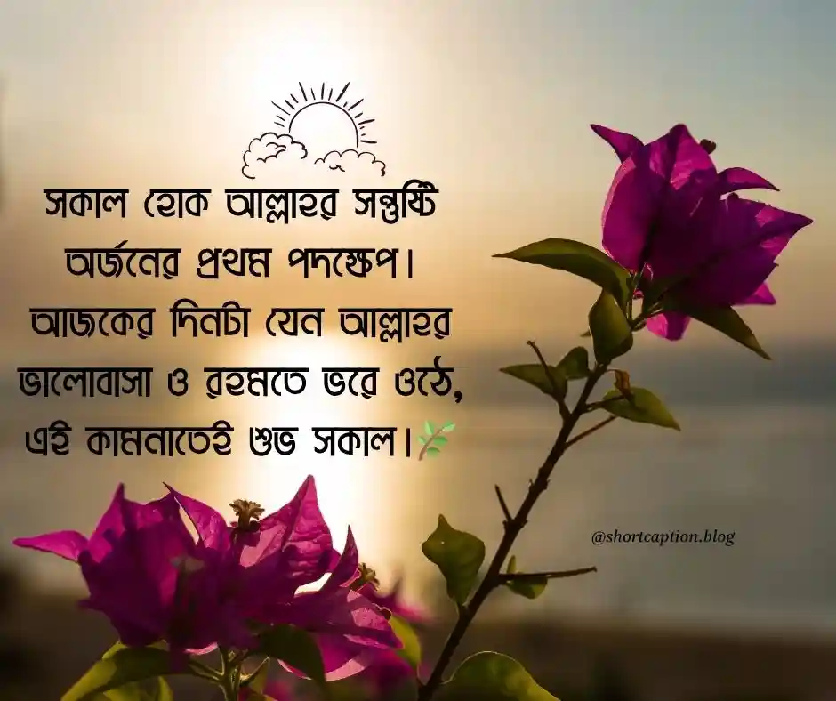 শুভ সকাল স্ট্যাটাস ইসলামিক