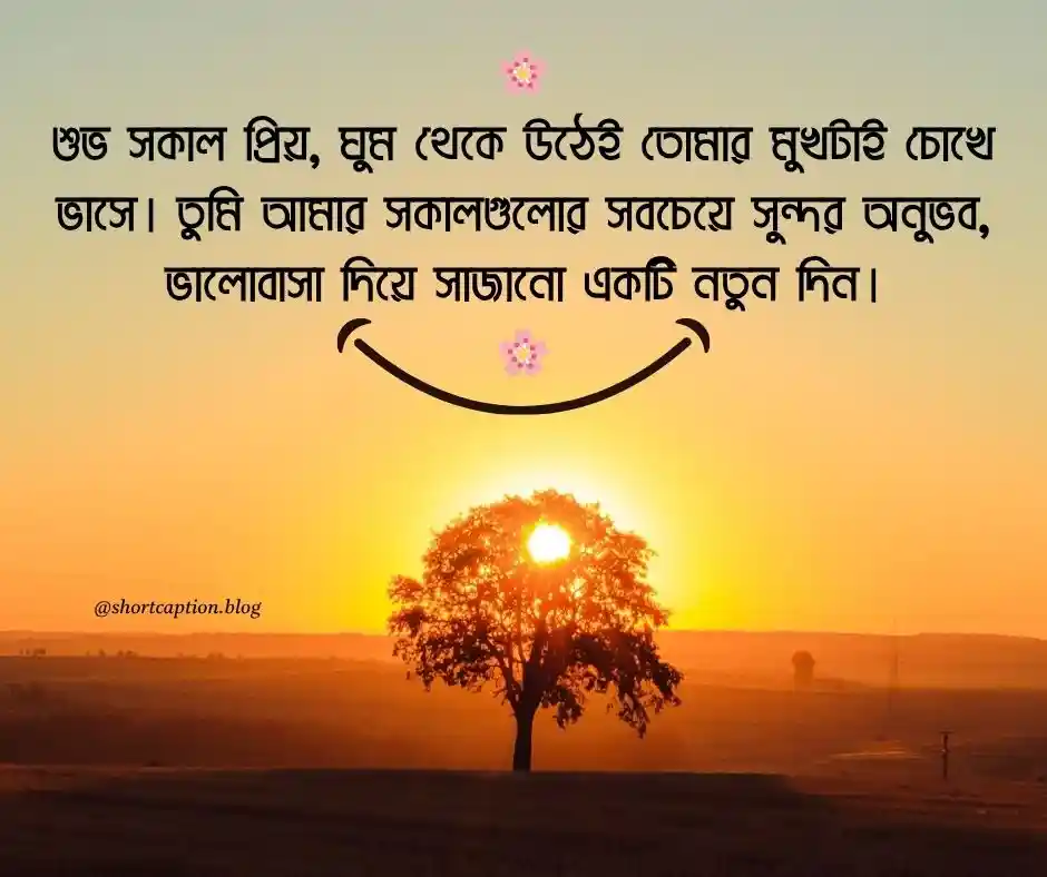 শুভ সকাল স্ট্যাটাস রোমান্টিক Romantic Good Morning Love Status