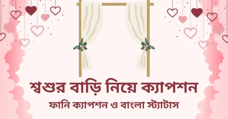 শ্বশুর বাড়ি নিয়ে ফানি ক্যাপশন ও বাংলা স্ট্যাটাস