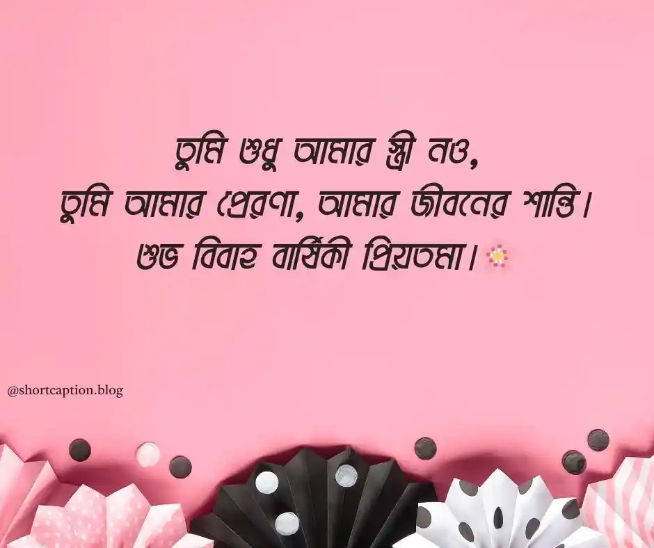 স্ত্রীকে বিবাহ বার্ষিকী শুভেচ্ছা