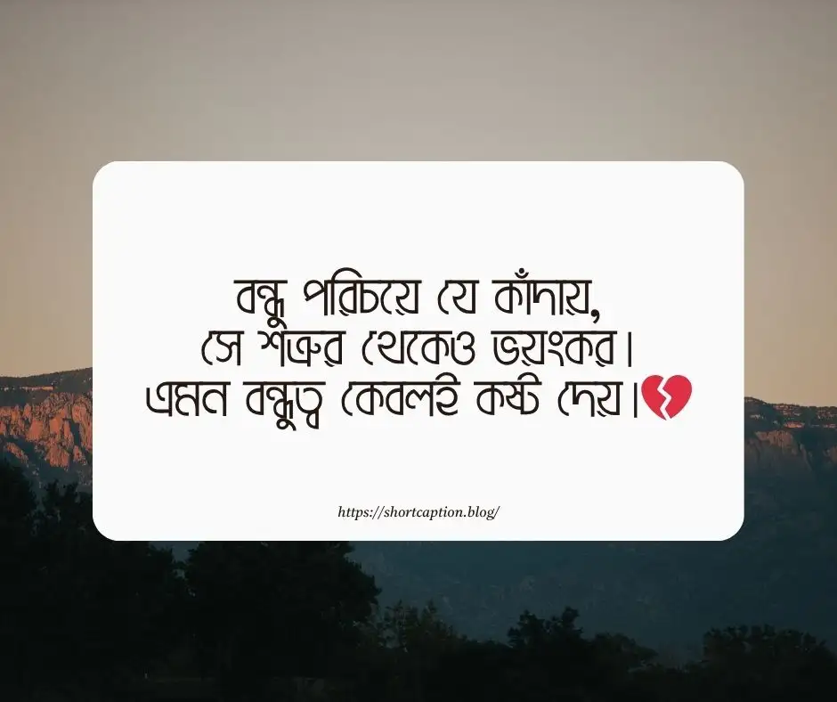 স্বার্থপর বন্ধু নিয়ে উক্তি